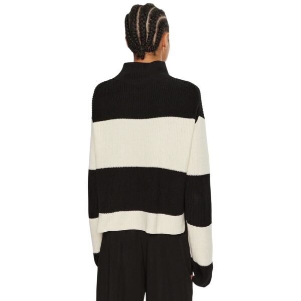 Calvin Klein Jeans Black And White Cotton Sweater – Image 2