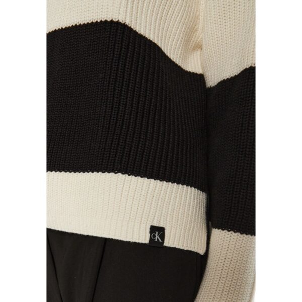 Calvin Klein Jeans Black And White Cotton Sweater – Image 4