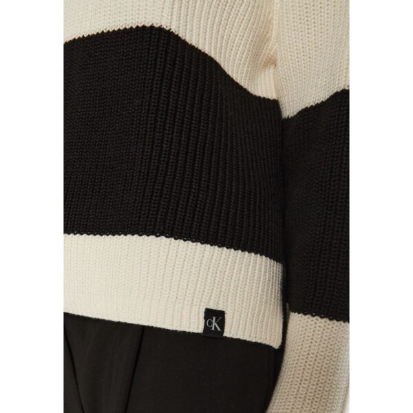 Calvin Klein Jeans Black And White Cotton Sweater – Image 5