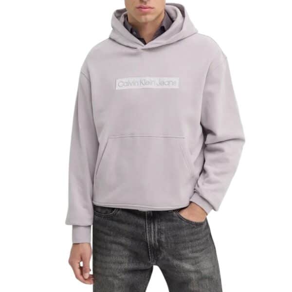 Calvin Klein Jeans Purple Cotton Hoody