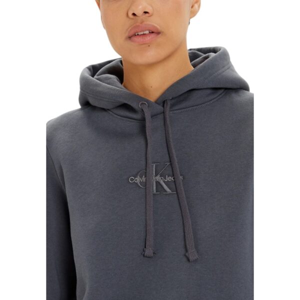 Calvin Klein Jeans Gray Cotton Hoody – Image 4