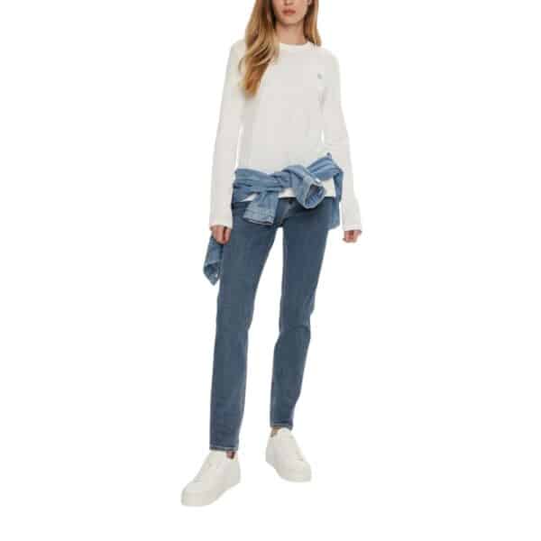 Calvin Klein Jeans White Cotton T-Shirt – Image 2
