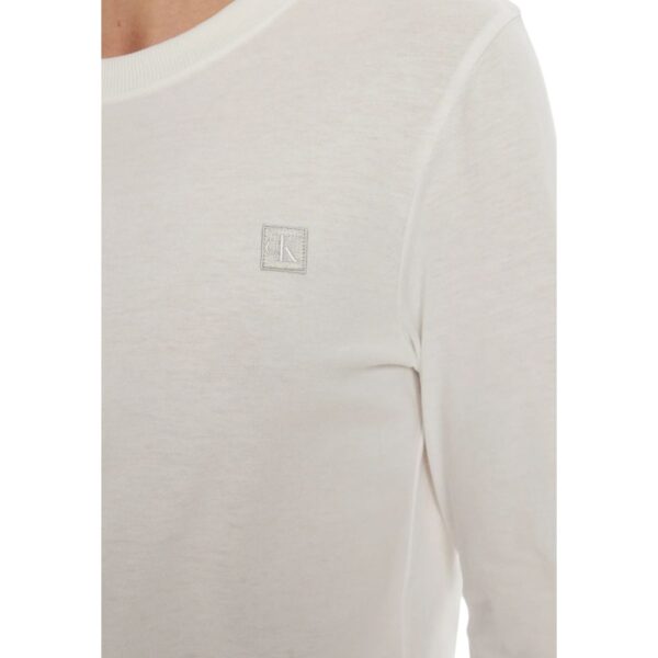 Calvin Klein Jeans White Cotton T-Shirt – Image 4