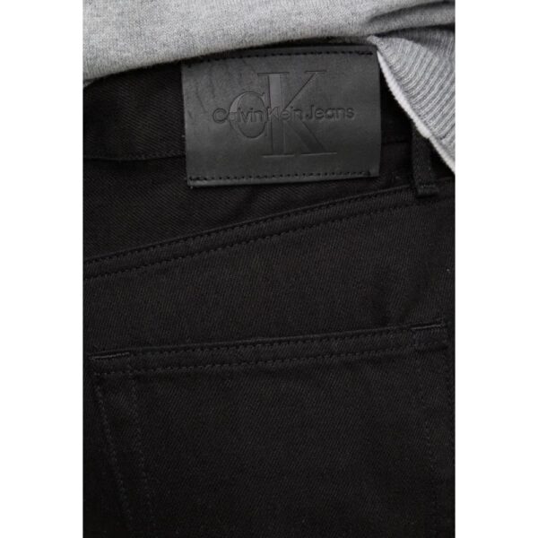 Calvin Klein Jeans Black Cotton Relaxed Fit Jean – Image 4