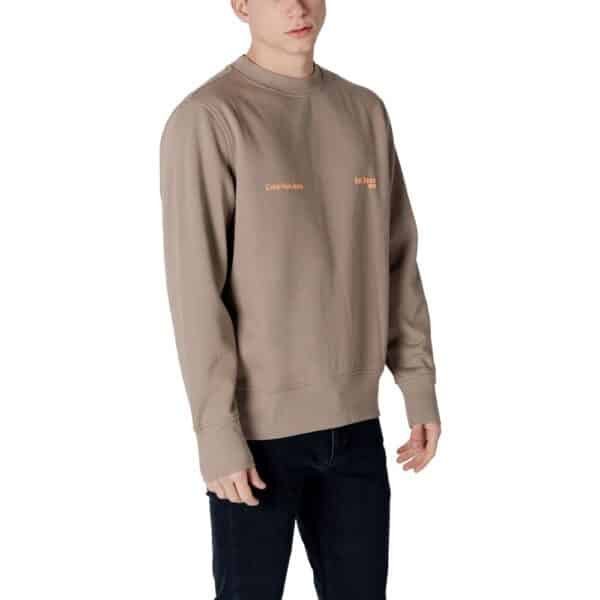 Calvin Klein Jeans Beige Cotton Sweatshirt – Image 3