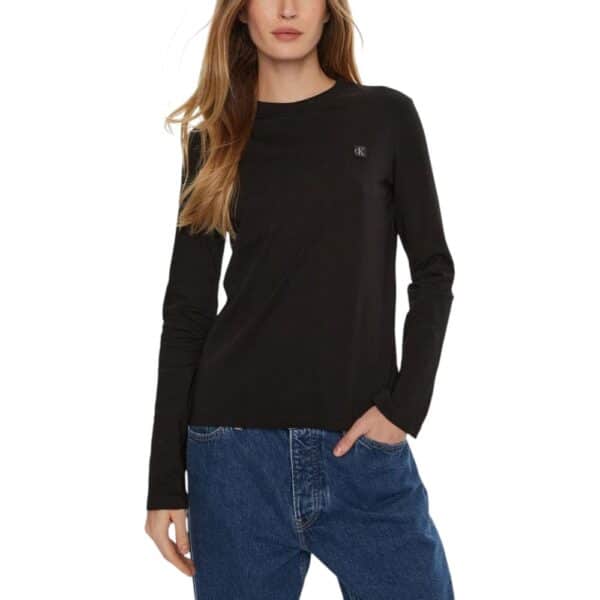 Calvin Klein Jeans Black Cotton T-Shirt
