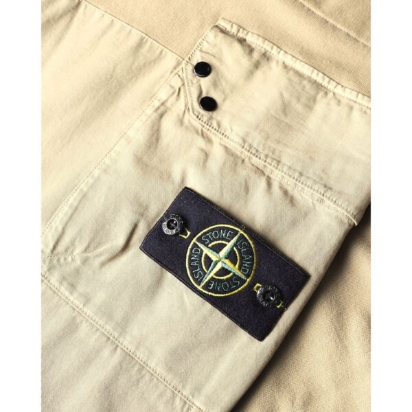 Stone Island Beige Cotton Men Cargo Trouser – Image 5