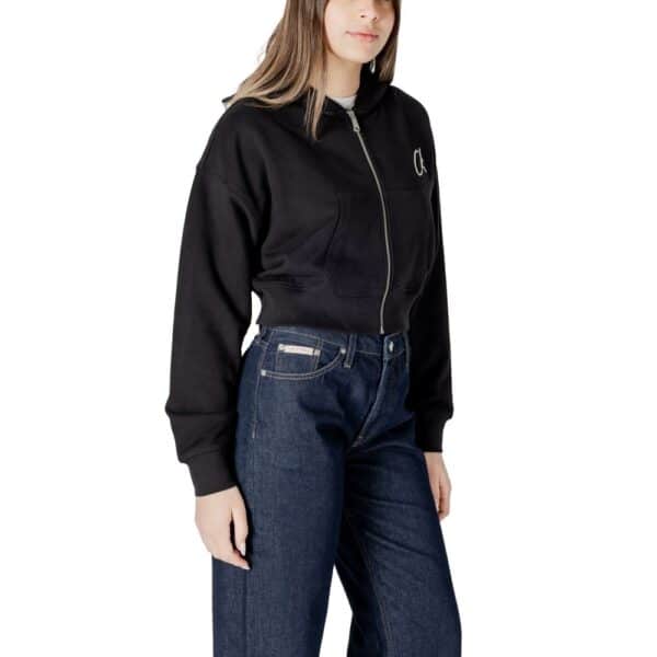 Calvin Klein Jeans Black Cotton Hoody – Image 3