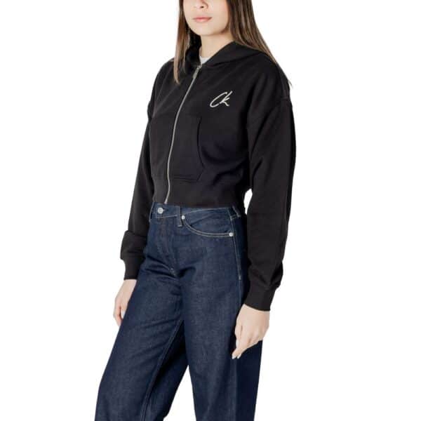 Calvin Klein Jeans Black Cotton Hoody – Image 4
