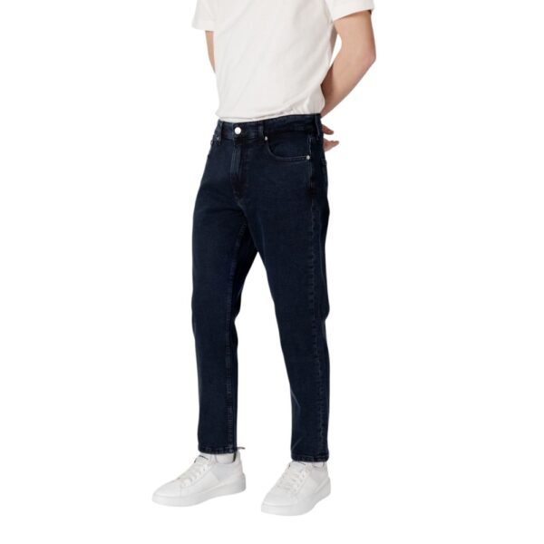 Calvin Klein Jeans Blue Cotton Relaxed Fit Jean – Image 3