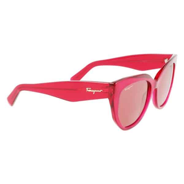 Ferragamo Red Acetate Sunglasses – Image 3