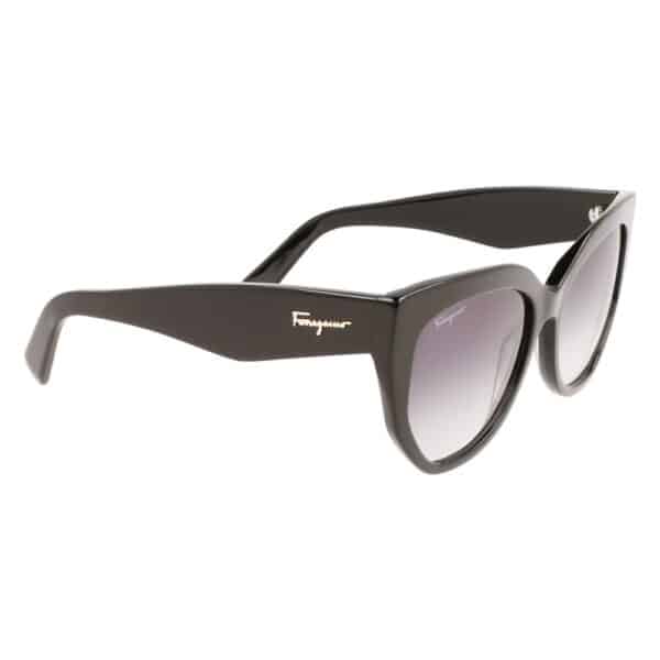 Ferragamo Black Acetate Sunglasses – Image 3