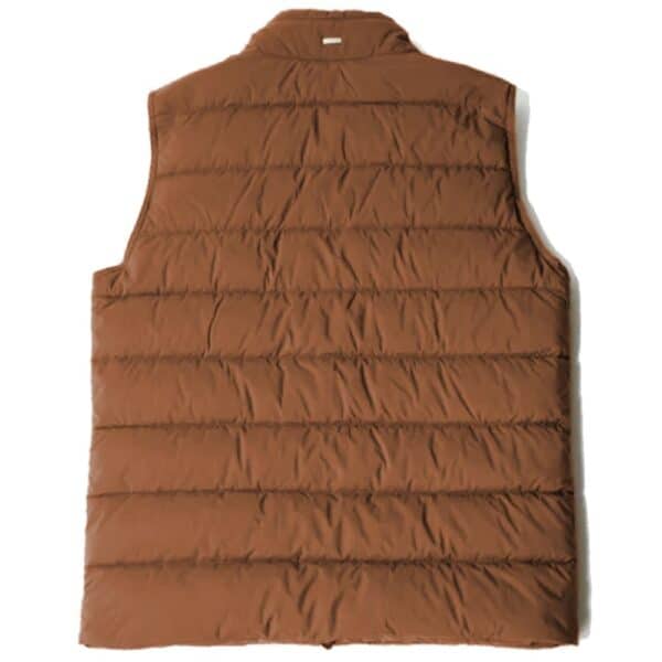 Herno Brown Nylon Vest – Image 2
