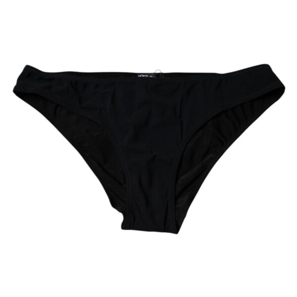 Dolce & Gabbana Black Nylon Stretch Mid Waist Panty Underwear – Image 3