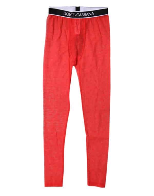 Dolce & Gabbana Red Logo Lace Lingerie Tight Pants Underwear – Image 2