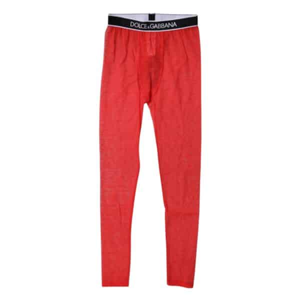 Dolce & Gabbana Red Logo Lace Lingerie Tight Pants Underwear – Image 3