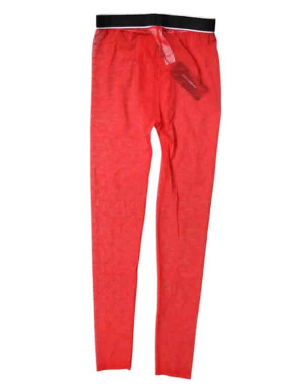 Dolce & Gabbana Red Logo Lace Lingerie Tight Pants Underwear – Image 4