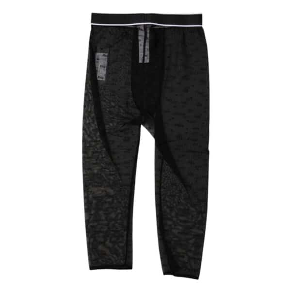 Dolce & Gabbana Black DG Logo Nylon Cropped Tights Underwear – Image 5