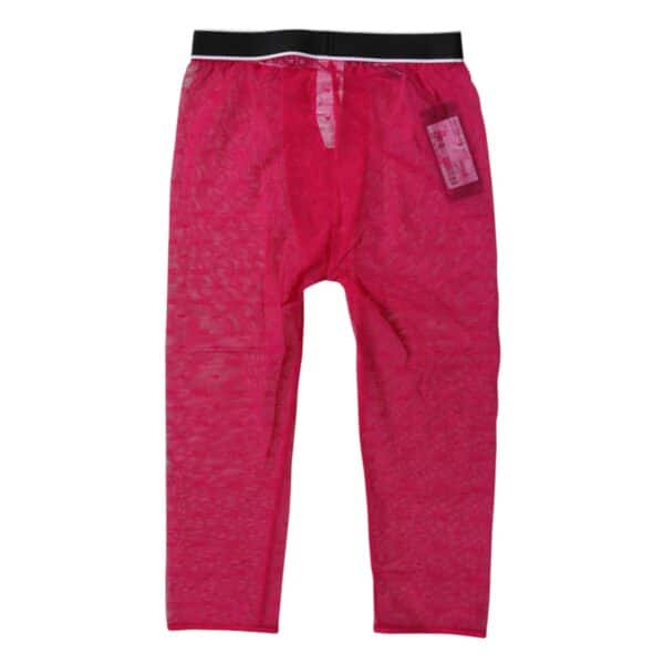 Dolce & Gabbana Fuchsia DG Logo Nylon Cropped Tights Underwear – Image 5