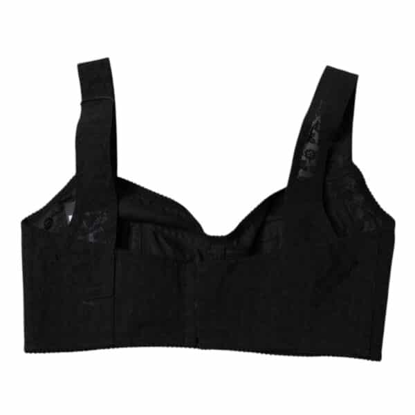 Dolce & Gabbana Black Nylon Balconcino Brassiere Underwear – Image 5