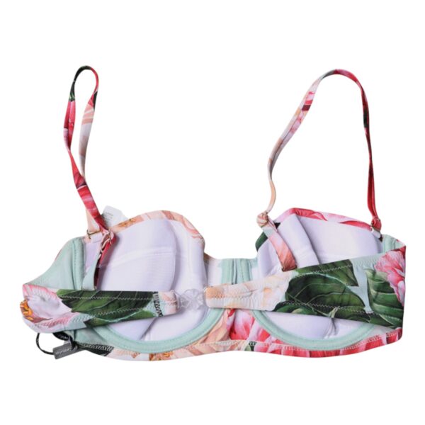 Dolce & Gabbana Multicolor Floral Padded Balconette Bra Underwear – Image 5