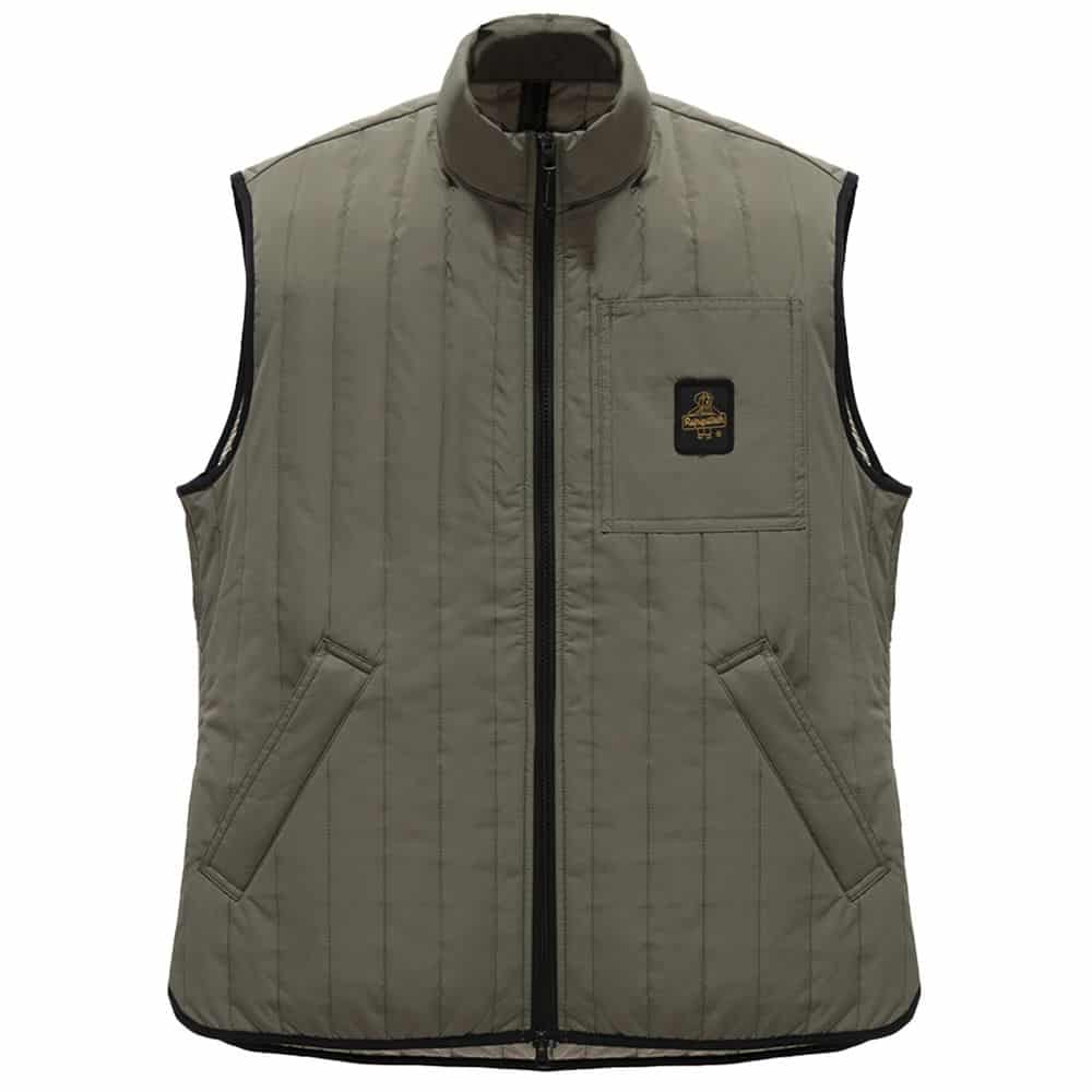 Refrigiwear Gray Polyester Men Vest