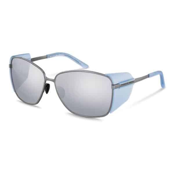 Porsche Design Gray Metal Sunglasses