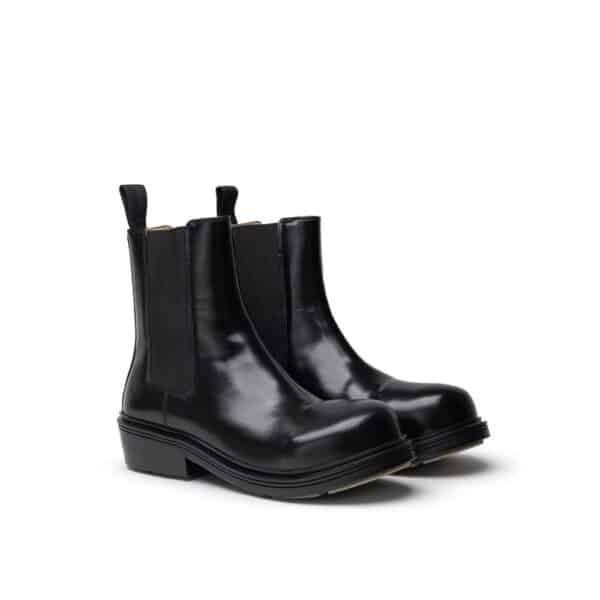 Bottega Veneta Black Leather Boot – Image 2