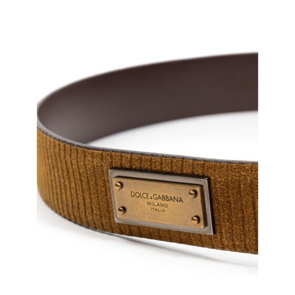 Dolce & Gabbana Brown Leather Belt – Image 3