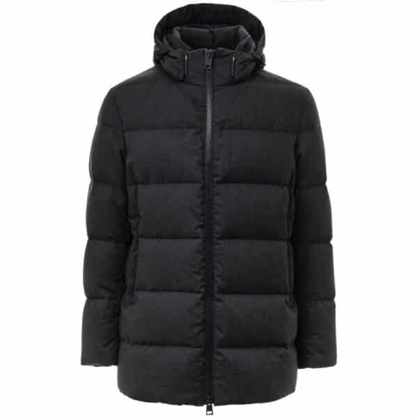 Herno Black Polyester Jackets & Coat