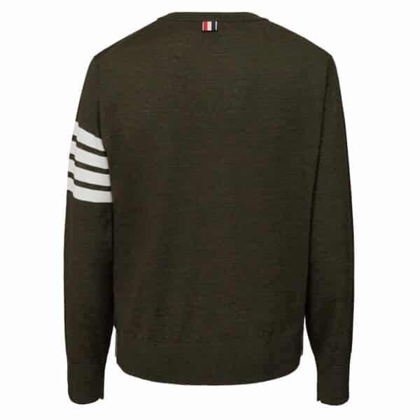 Thom Browne Green Wool Sweater – Image 2