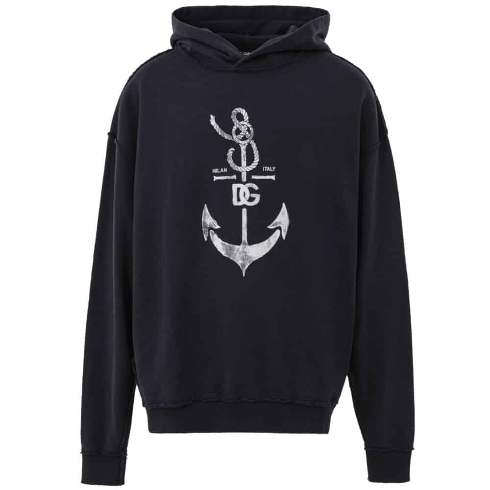 Dolce & Gabbana Blue Cotton Sweatshirt