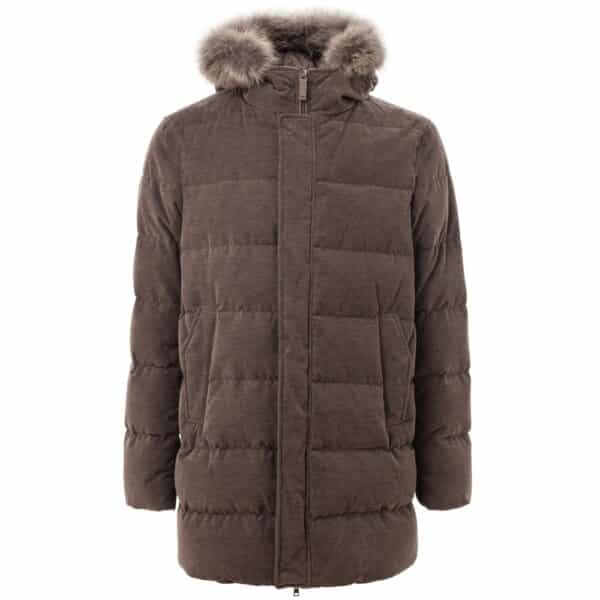 Herno Brown Cotton Jackets & Coat