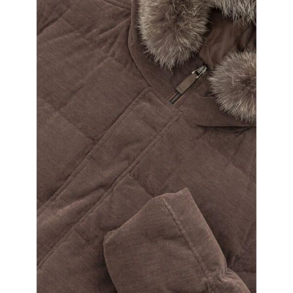 Herno Brown Cotton Jackets & Coat – Image 4