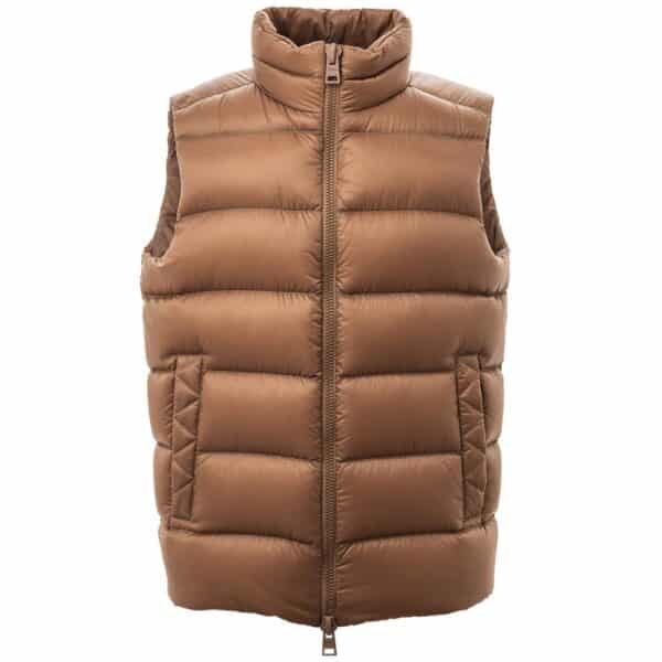 Herno Brown Polyamide Sleveless Jacket