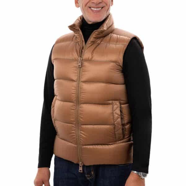 Herno Brown Polyamide Sleveless Jacket – Image 2