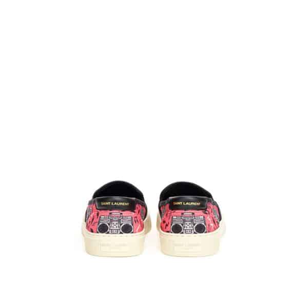 Saint Laurent Pink Cotton Sneaker – Image 3