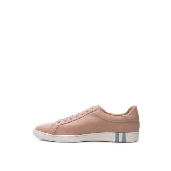 Bally Elegant Pink Leather Sneakers – Image 2