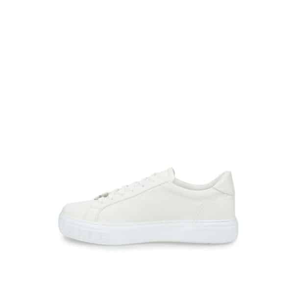Casadei Sleek White Leather Sneakers – Image 2