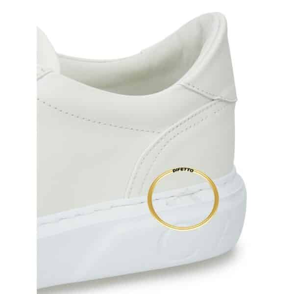 Casadei Sleek White Leather Sneakers – Image 5