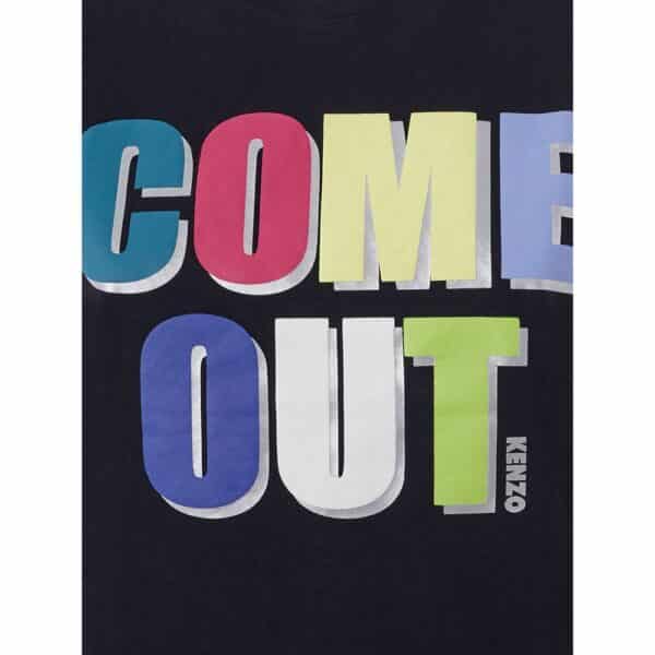 Kenzo Elegant Cotton Tee in Timeless Black – Image 3