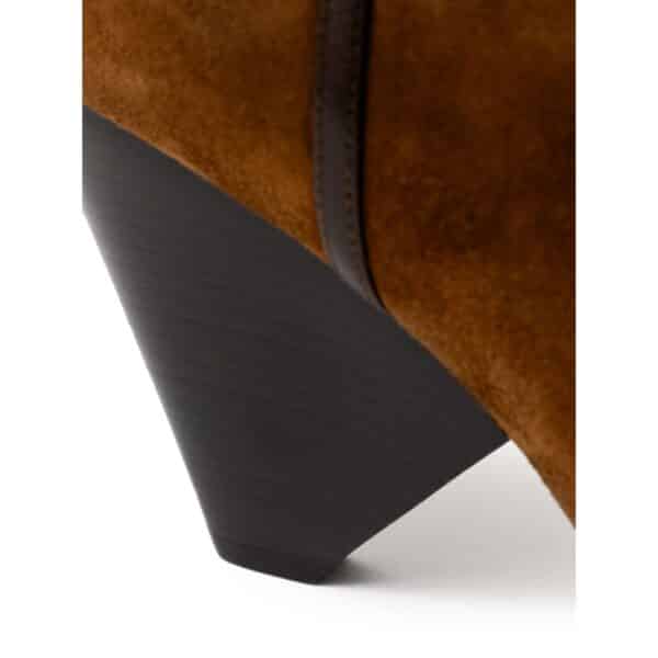 Saint Laurent Brown Suede Leather Boot – Image 6