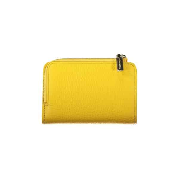 Coccinelle Yellow Leather Women Wallet – Image 2