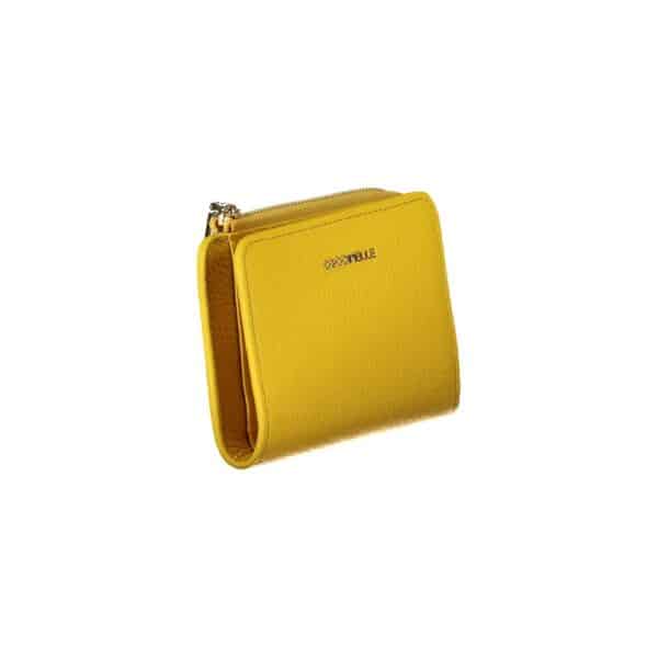 Coccinelle Yellow Leather Women Wallet – Image 3