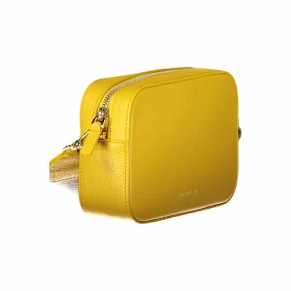 Coccinelle Yellow Leather Women Handbag – Image 3