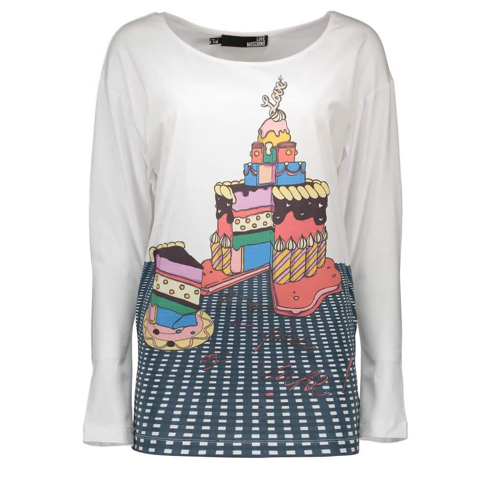 T-shirt à motif de gâteaux colorés
