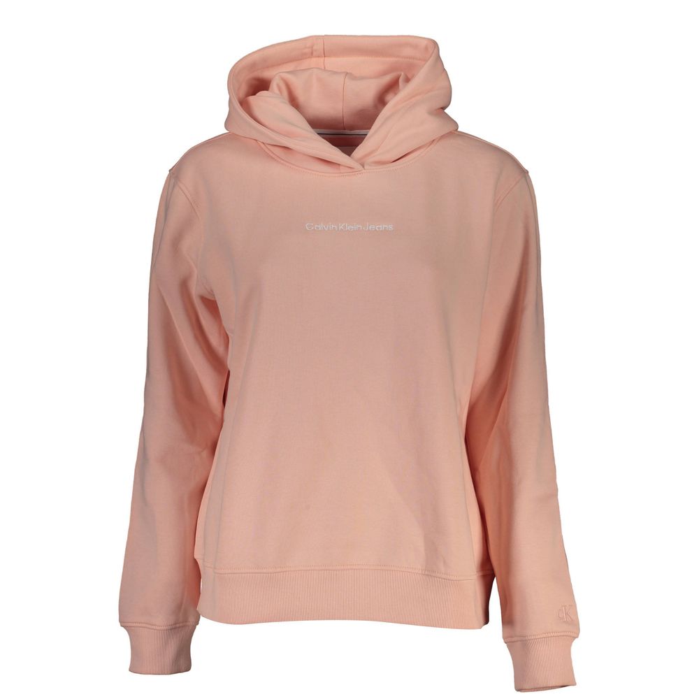 Sweat à capuche rose de Calvin Klein Jeans.