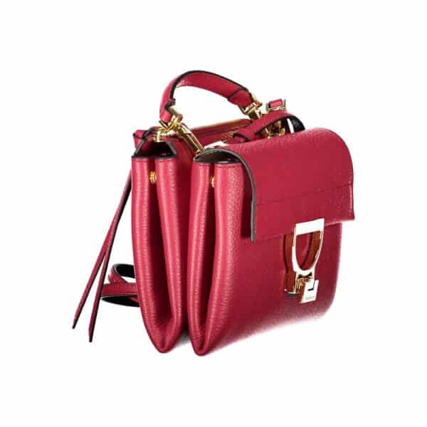 Coccinelle Red Leather Women Handbag – Image 3