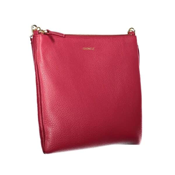 Coccinelle Red Leather Handbag – Image 3