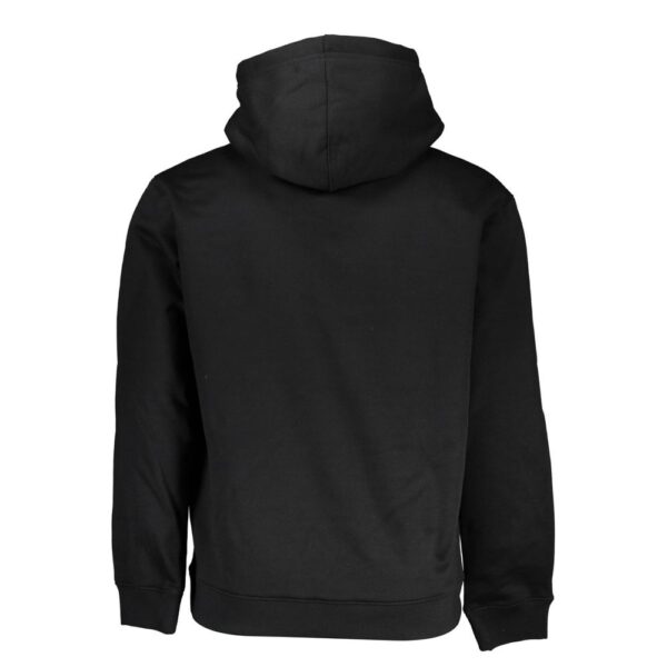 Sweat à capuche noir vu de dos